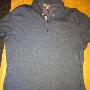 Grey short sleeve Burberry shirt